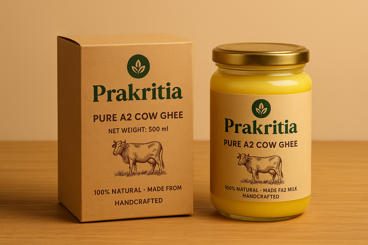 Prakritia Pure A2 Cow Ghee